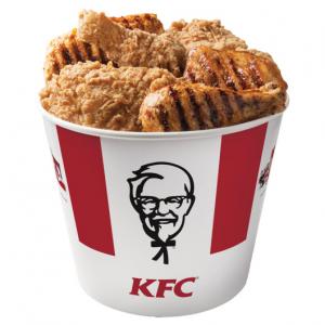 KFC Bucket Of Chicken Mascot