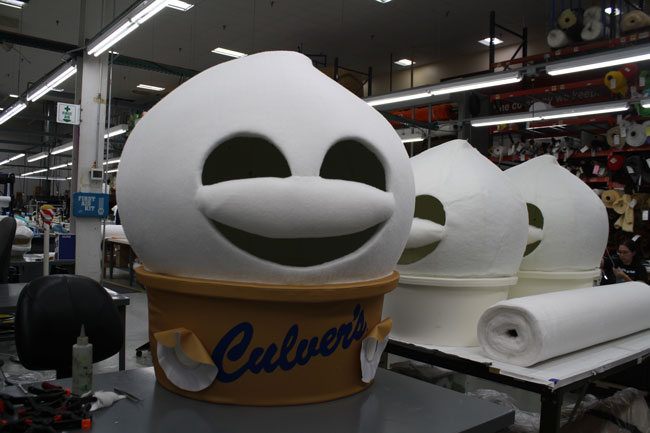 Culvers Ice Cream Mascot Production