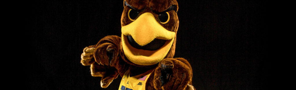 Marquette University Golden Eagle Mascot Costume