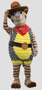 corporate mascot andy armadillo