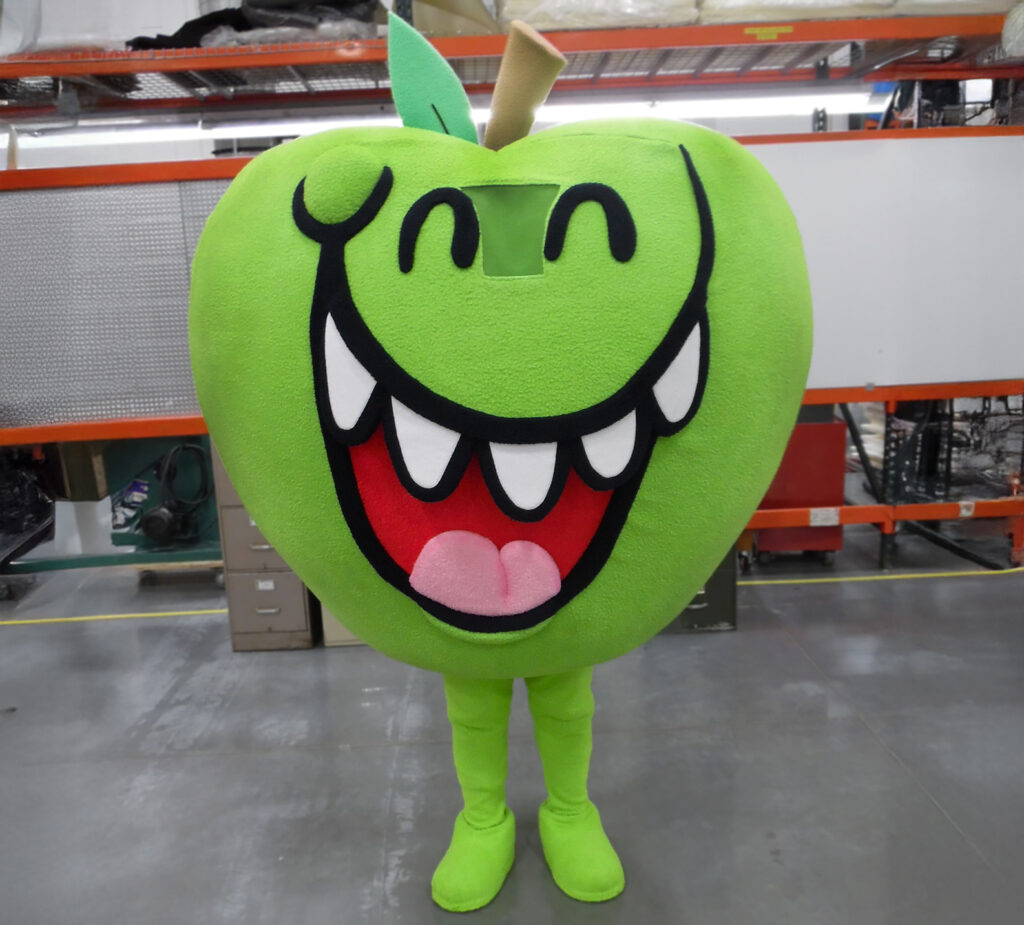 Jolly Rancher Apple Custom Mascot