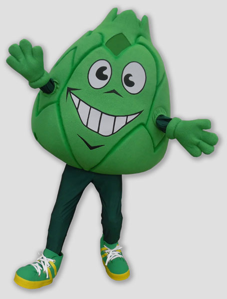 School mascot artichoke