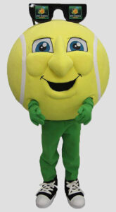 Sports Mascots tennis ball head man