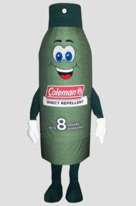 corporate mascot coleman bottle