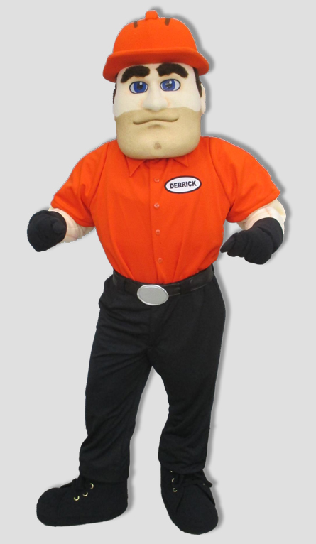 Specialty mascot plumber mascot