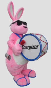 corporate mascot energizer bunny