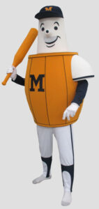 Sports Mascot barrelman for milwaukee brewers