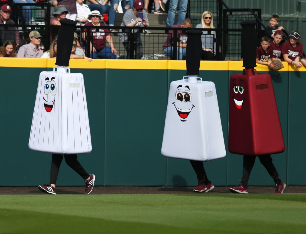 Mississippi State Racing Cowbell Mascots