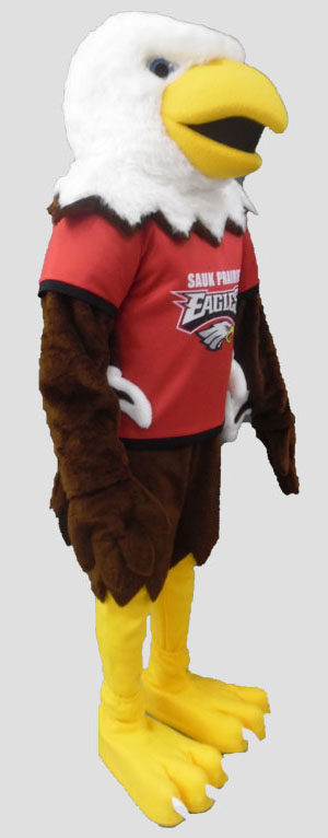 school mascot eagle bird mascot