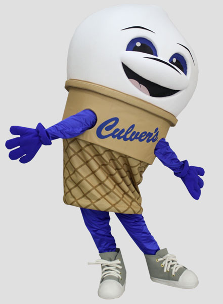corporate mascot culvers frozen custard