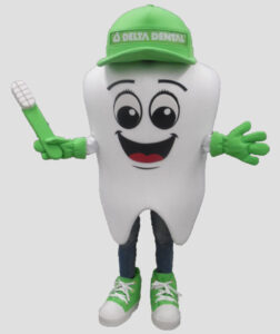 specialty mascot tooth mascot dental mascot