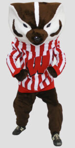 School mascot bucky badger