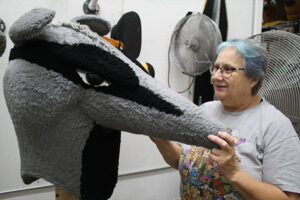 Mascot Head Cleaning