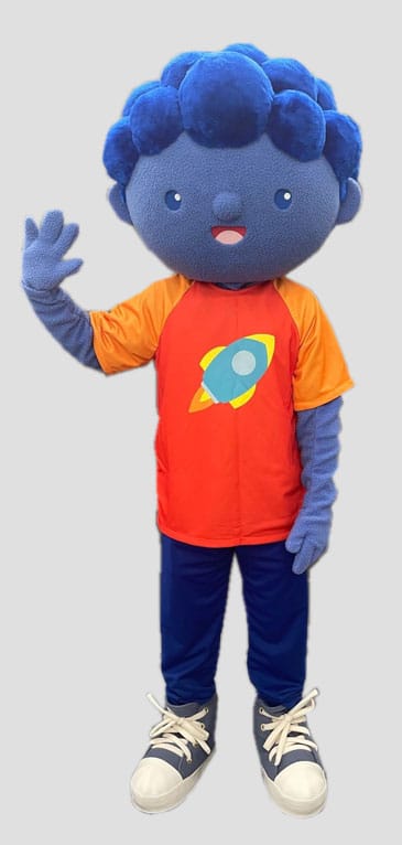 boy mascot costume