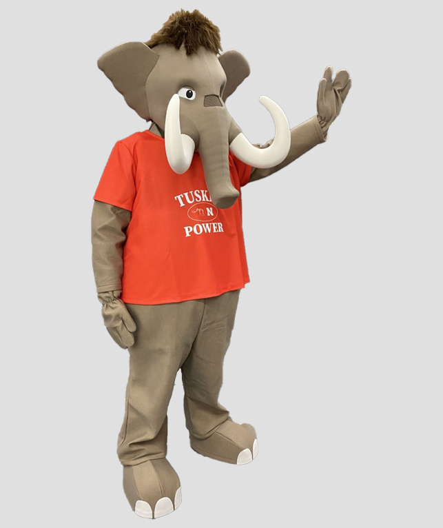 UNL Mastodon Mascot Archie