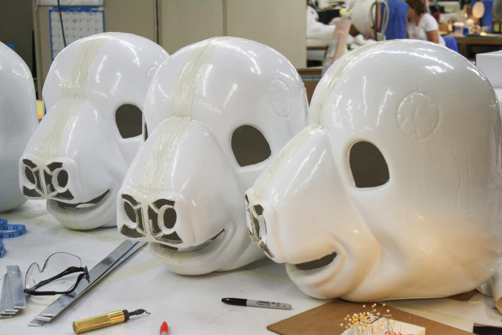 ABS Plastic Mascot Heads